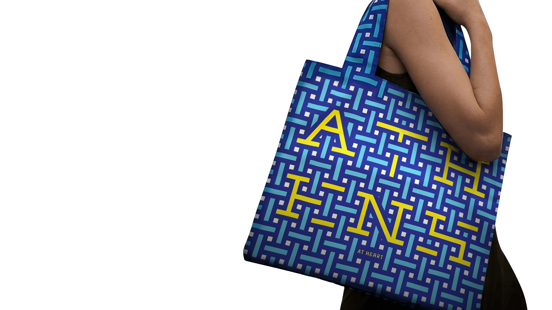 Athens at Heart foldable tote bag - ATHEART Athens