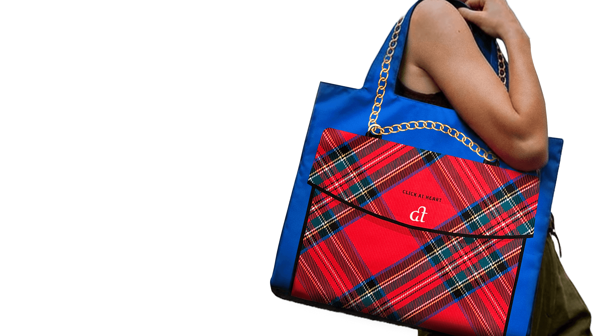Click at Heart foldable tote bag - ATHEART Athens