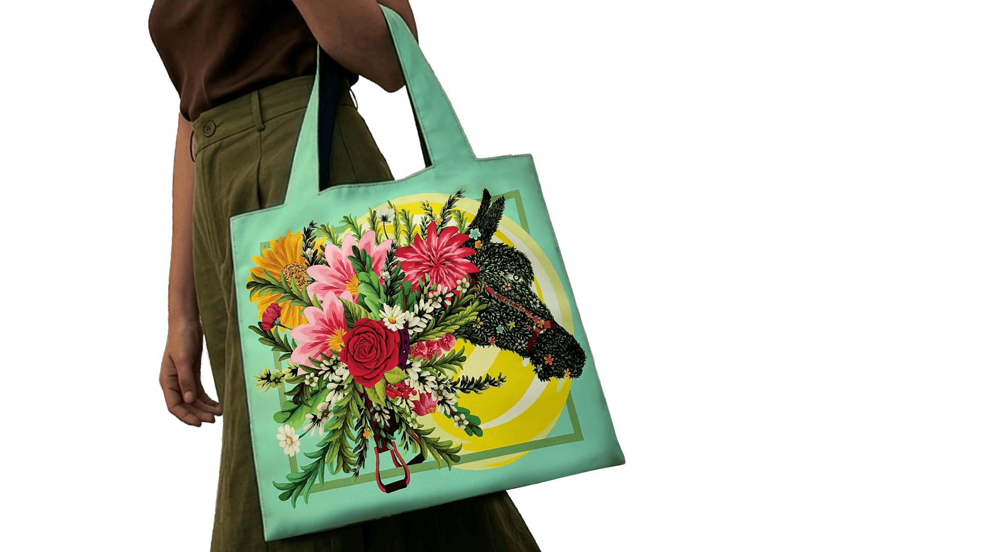 Free at Heart foldable tote bag - ATHEART Athens